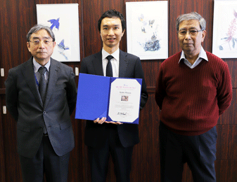 Dr Shinya Ayabe, Senior Research Scientist has won The 12th RIKEN Research Incentive Award